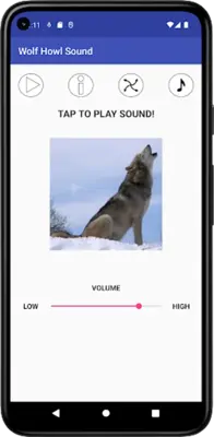 Wolf Howl Sound android App screenshot 2